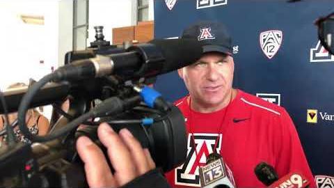 Watch: Arizona coach Rich Rodriguez talks UA pass rush, forcing turnovers
